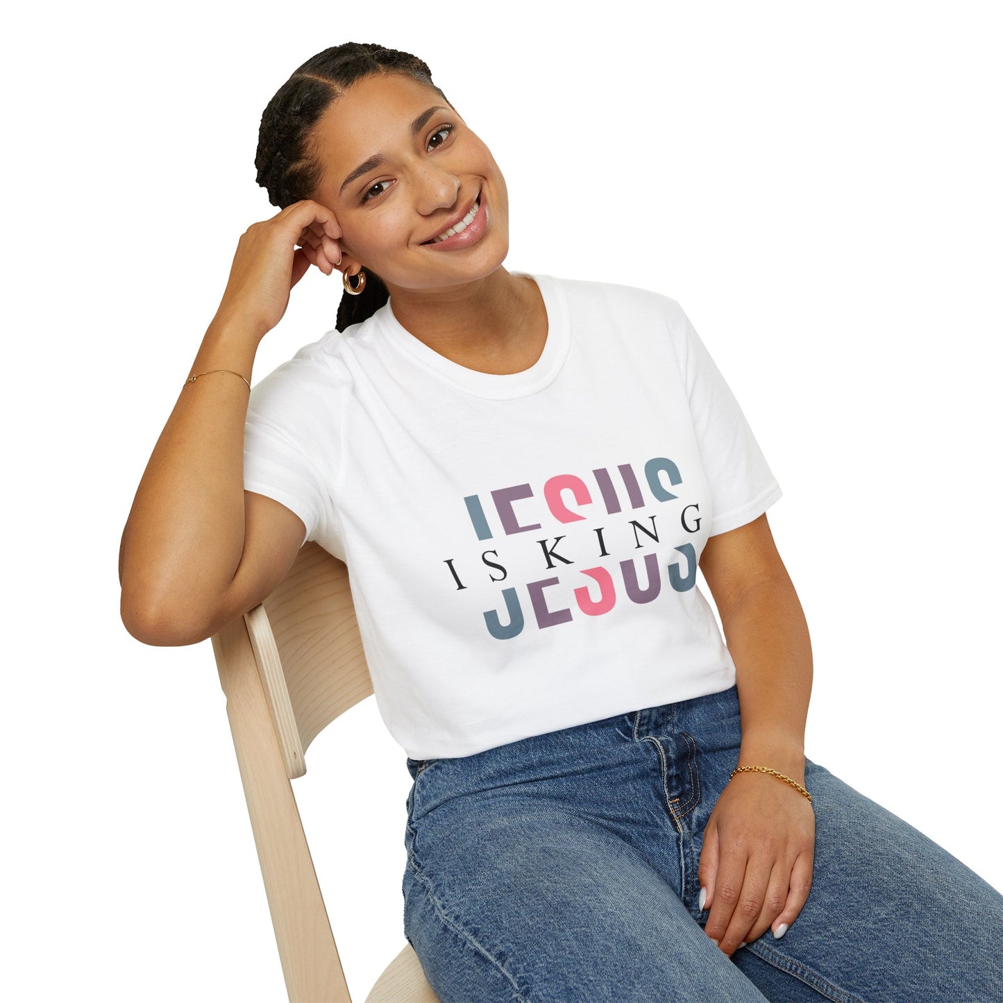 Jesus is King Unisex Softstyle T-Shirt