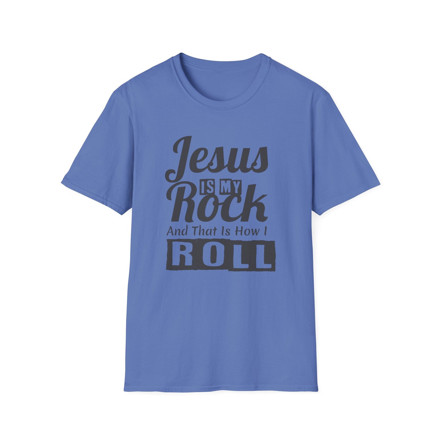 Jesus My Rock Unisex Softstyle T-Shirt
