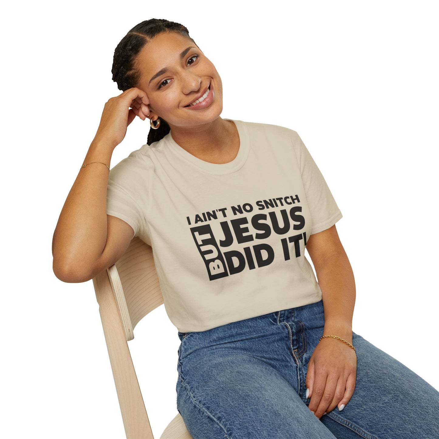 No Snitch Unisex Softstyle T-Shirt