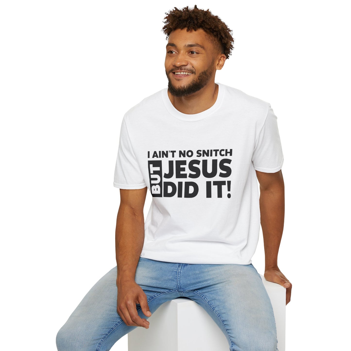 No Snitch Unisex Softstyle T-Shirt