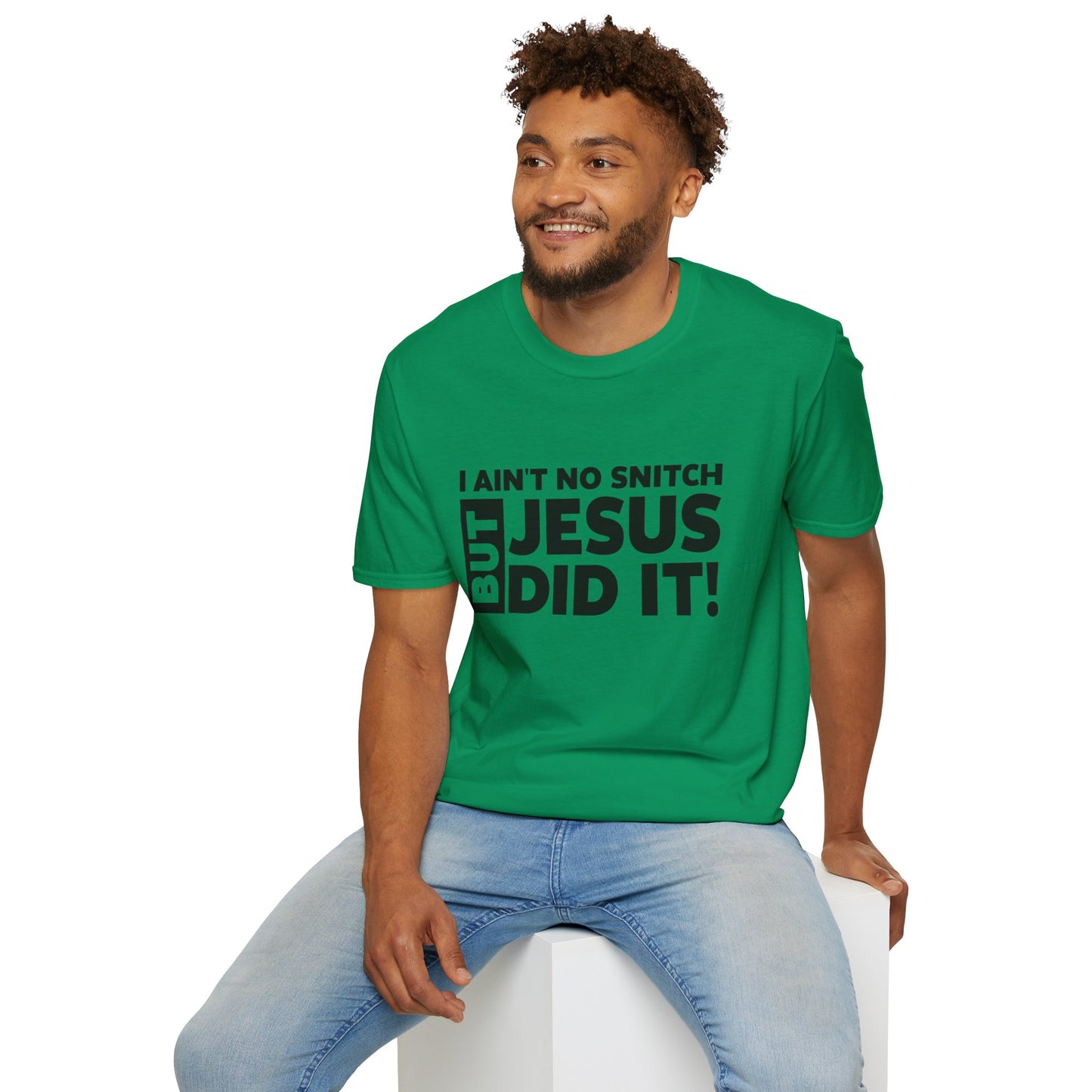 No Snitch Unisex Softstyle T-Shirt