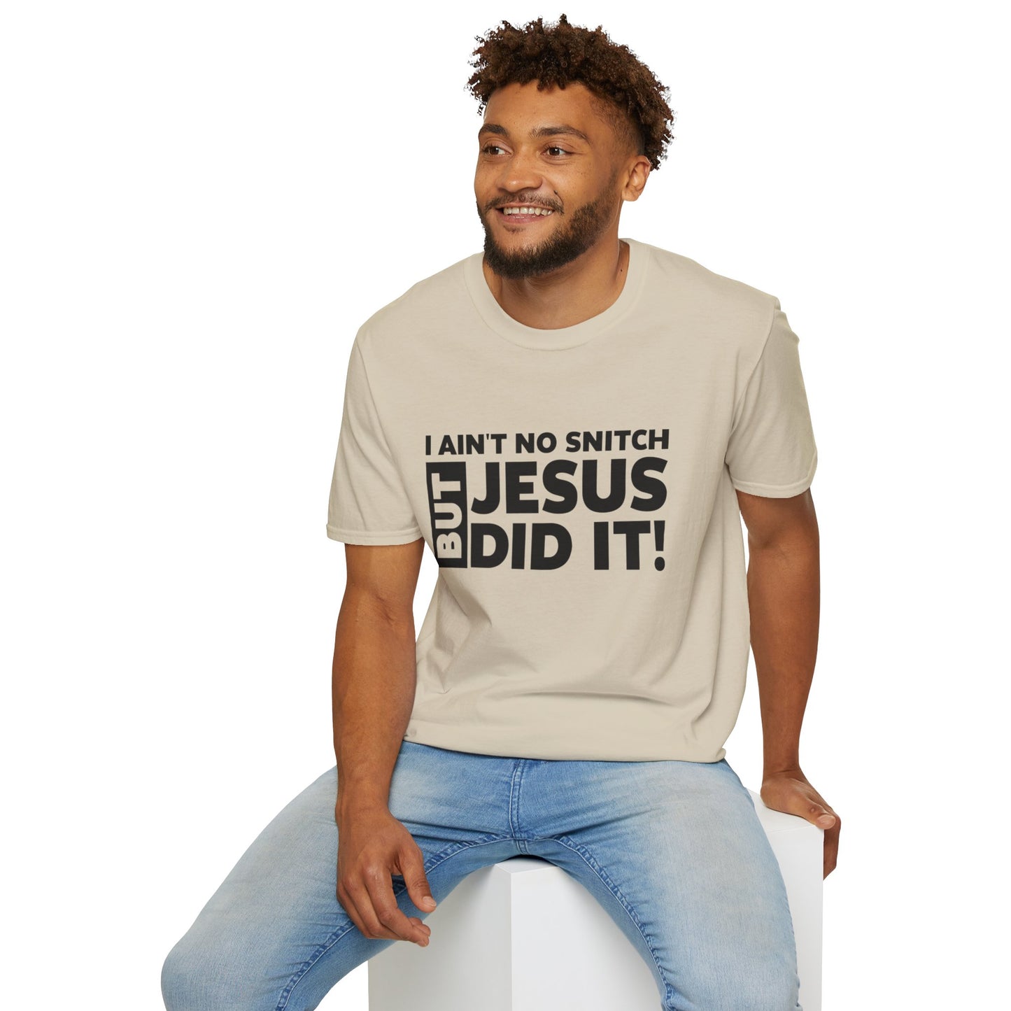 No Snitch Unisex Softstyle T-Shirt
