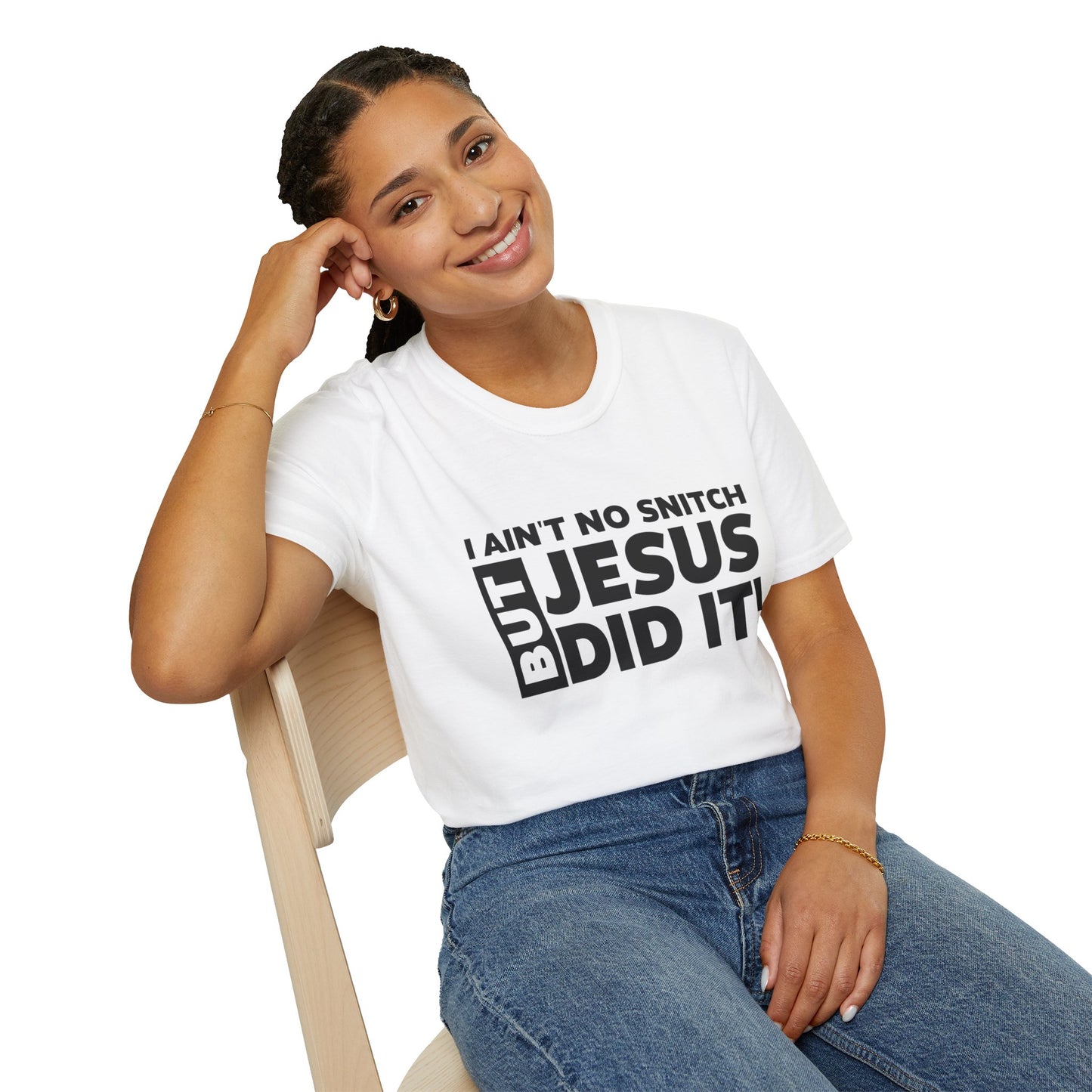 No Snitch Unisex Softstyle T-Shirt