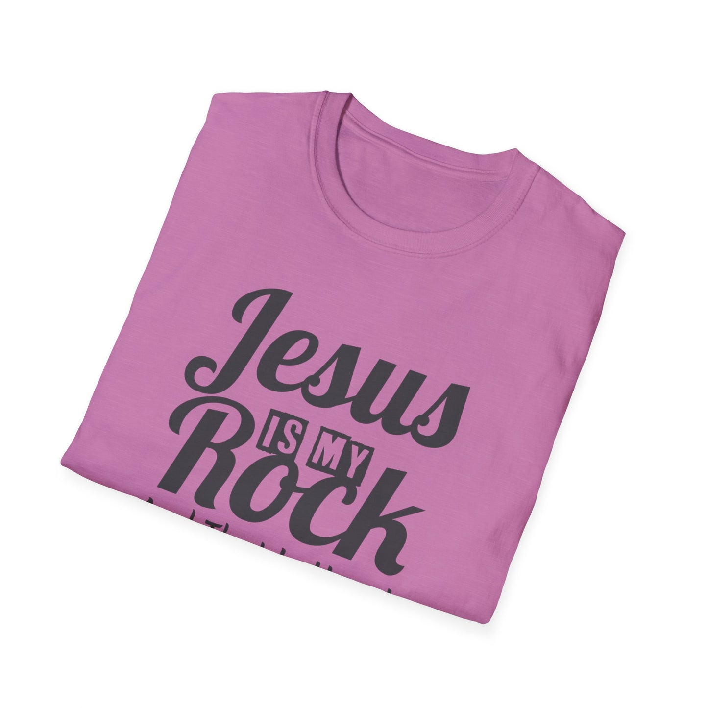 Jesus My Rock Unisex Softstyle T-Shirt