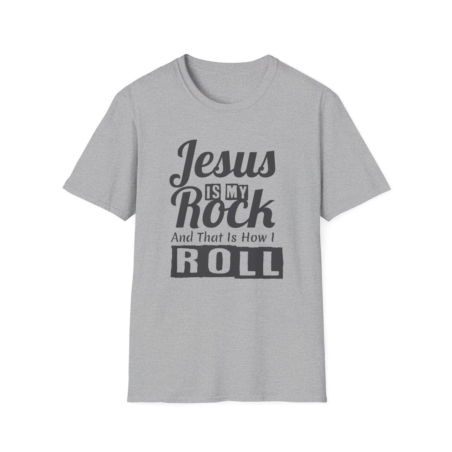 Jesus My Rock Unisex Softstyle T-Shirt