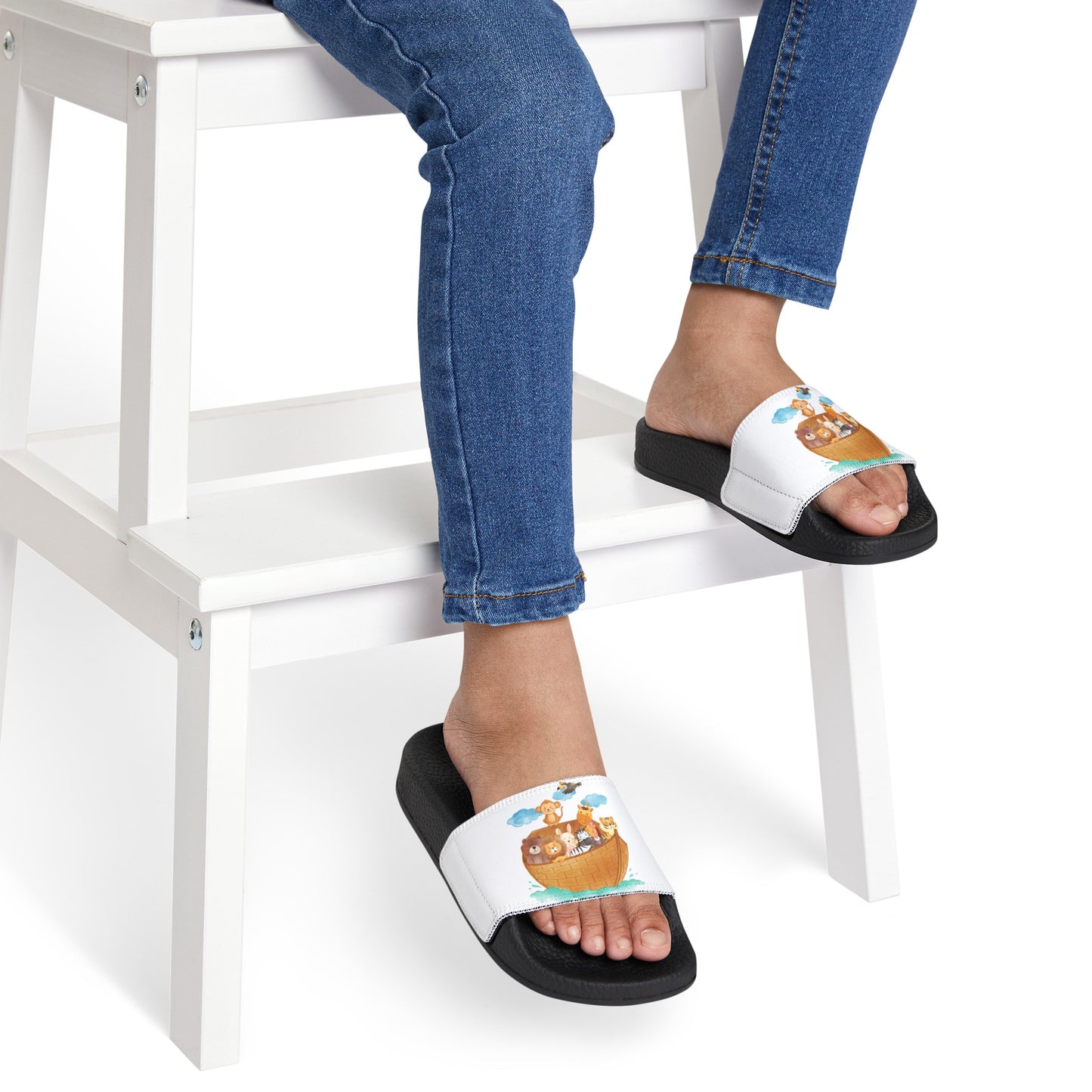 Youth PU Slide Sandals