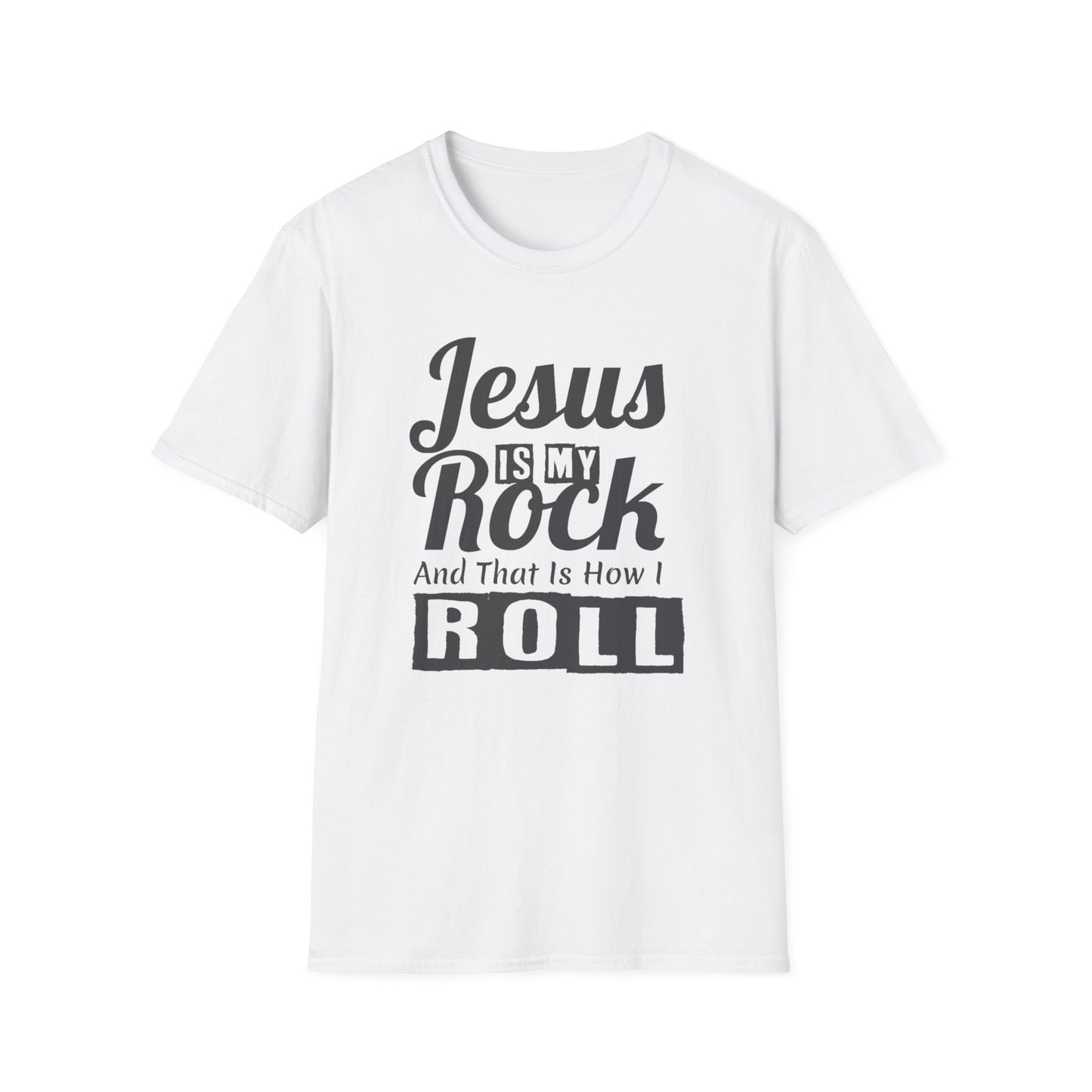 Jesus My Rock Unisex Softstyle T-Shirt