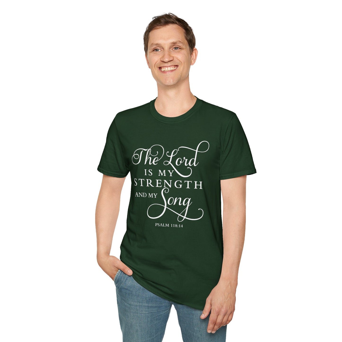 The Lord is My Strength Unisex Softstyle T-Shirt
