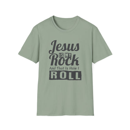 Jesus My Rock Unisex Softstyle T-Shirt