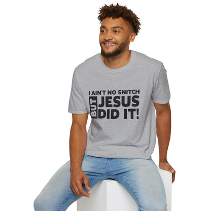 No Snitch Unisex Softstyle T-Shirt