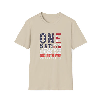 Unisex Blessed is the Nation Softstyle T-Shirt