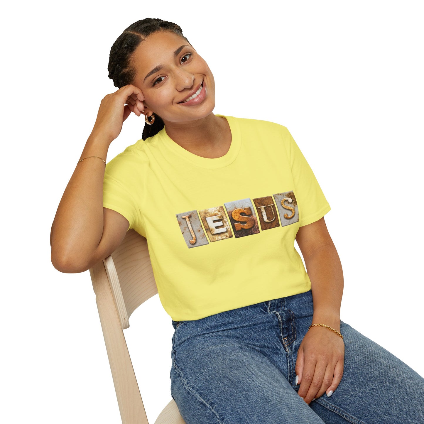 Jesus Block Unisex Softstyle T-Shirt