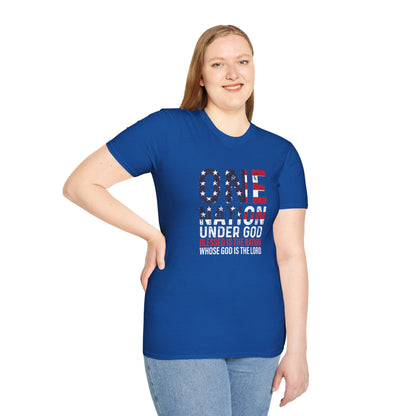 Unisex Blessed is the Nation Softstyle T-Shirt