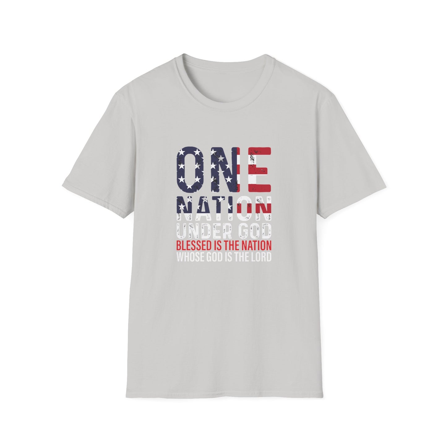 Unisex Blessed is the Nation Softstyle T-Shirt