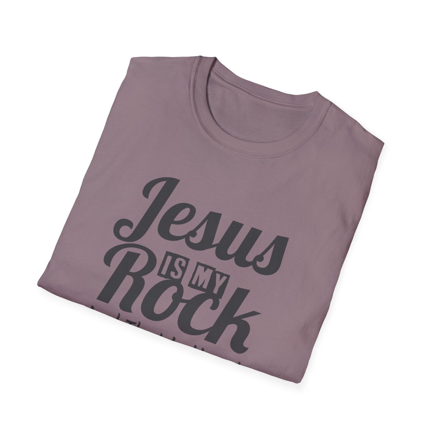 Jesus My Rock Unisex Softstyle T-Shirt