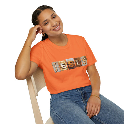 Jesus Block Unisex Softstyle T-Shirt
