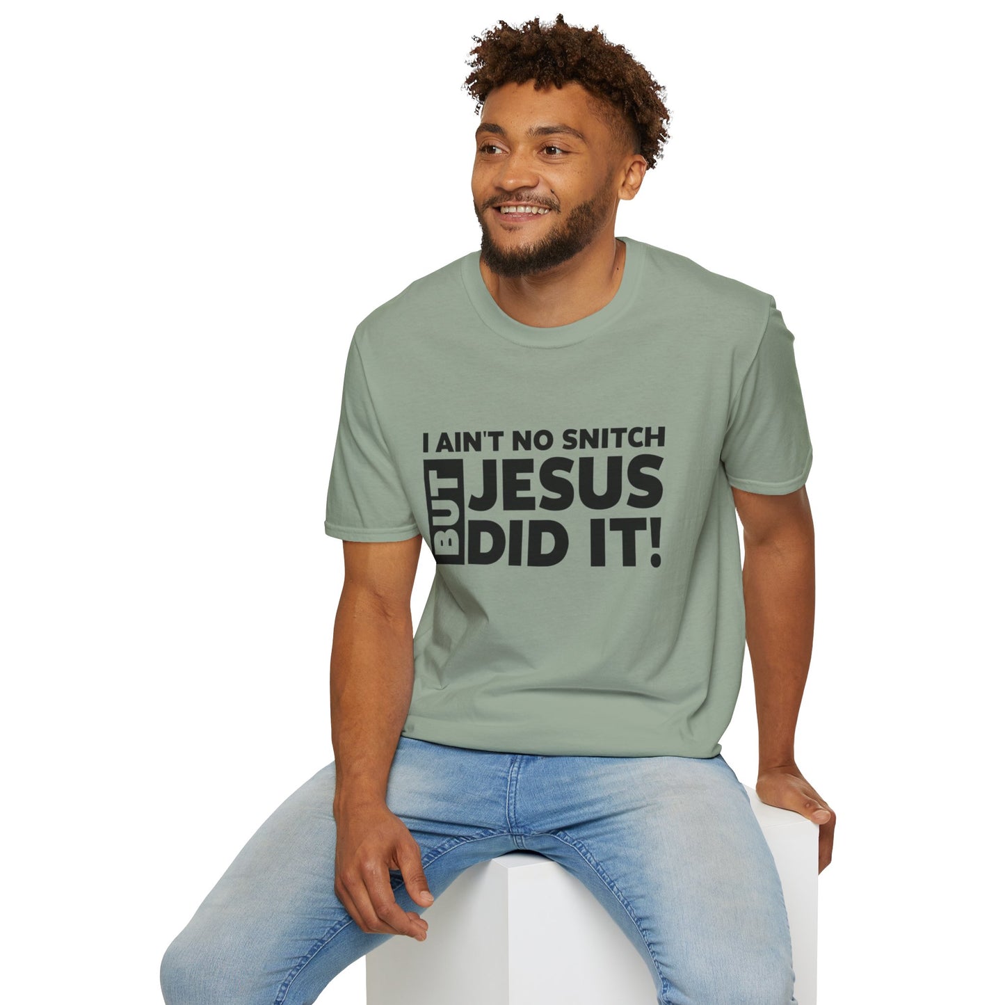 No Snitch Unisex Softstyle T-Shirt