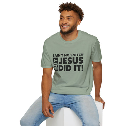 No Snitch Unisex Softstyle T-Shirt