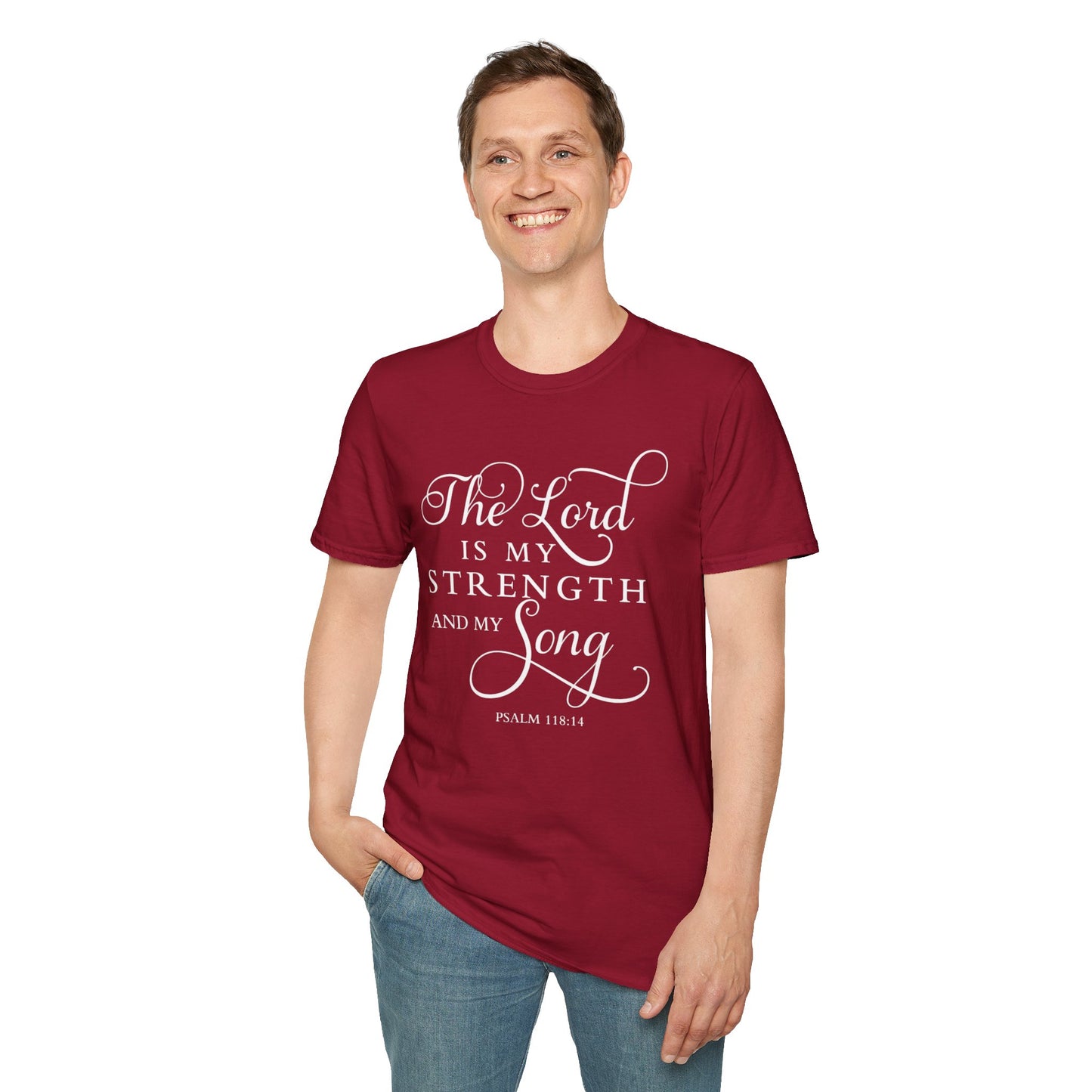 The Lord is My Strength Unisex Softstyle T-Shirt