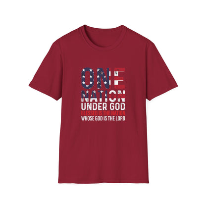 Unisex Blessed is the Nation Softstyle T-Shirt