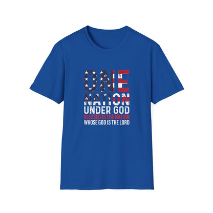 Unisex Blessed is the Nation Softstyle T-Shirt