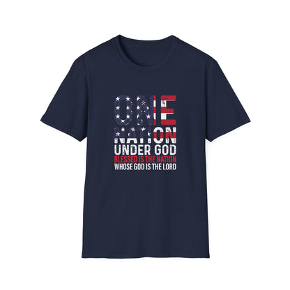 Unisex Blessed is the Nation Softstyle T-Shirt