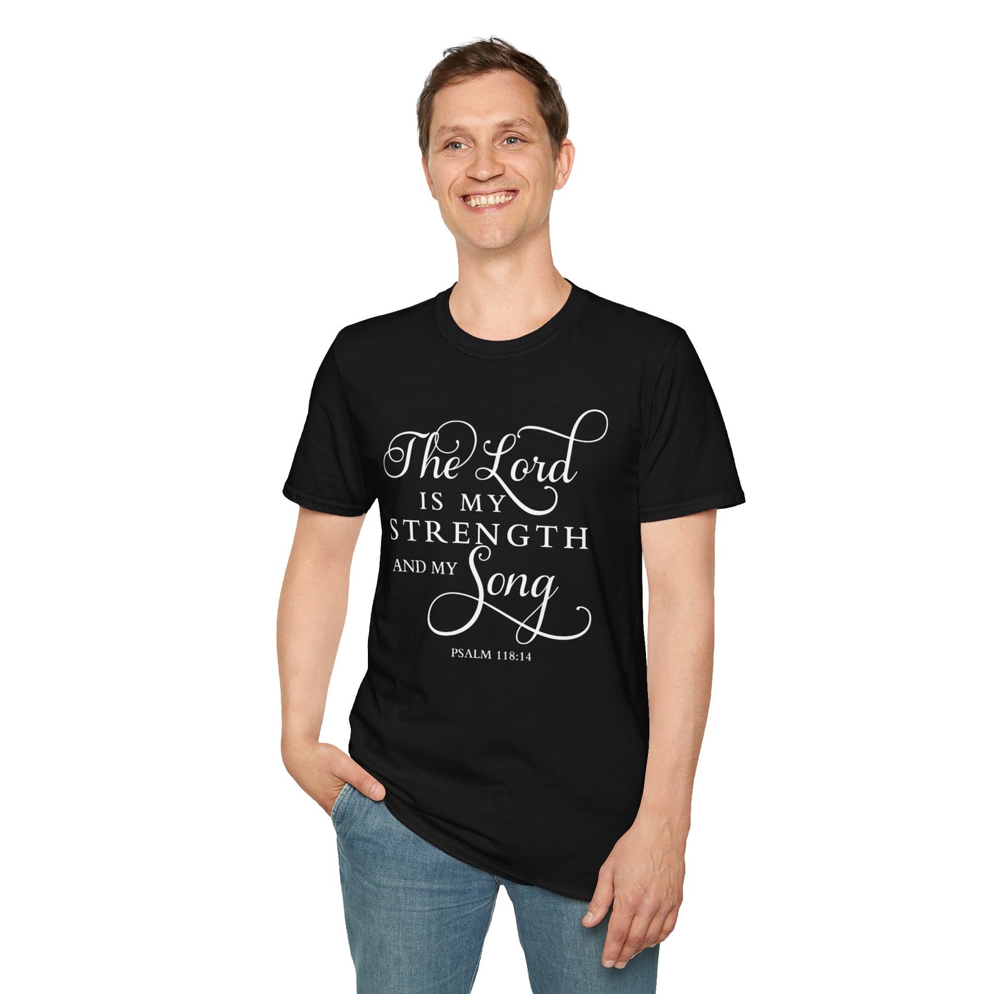 The Lord is My Strength Unisex Softstyle T-Shirt
