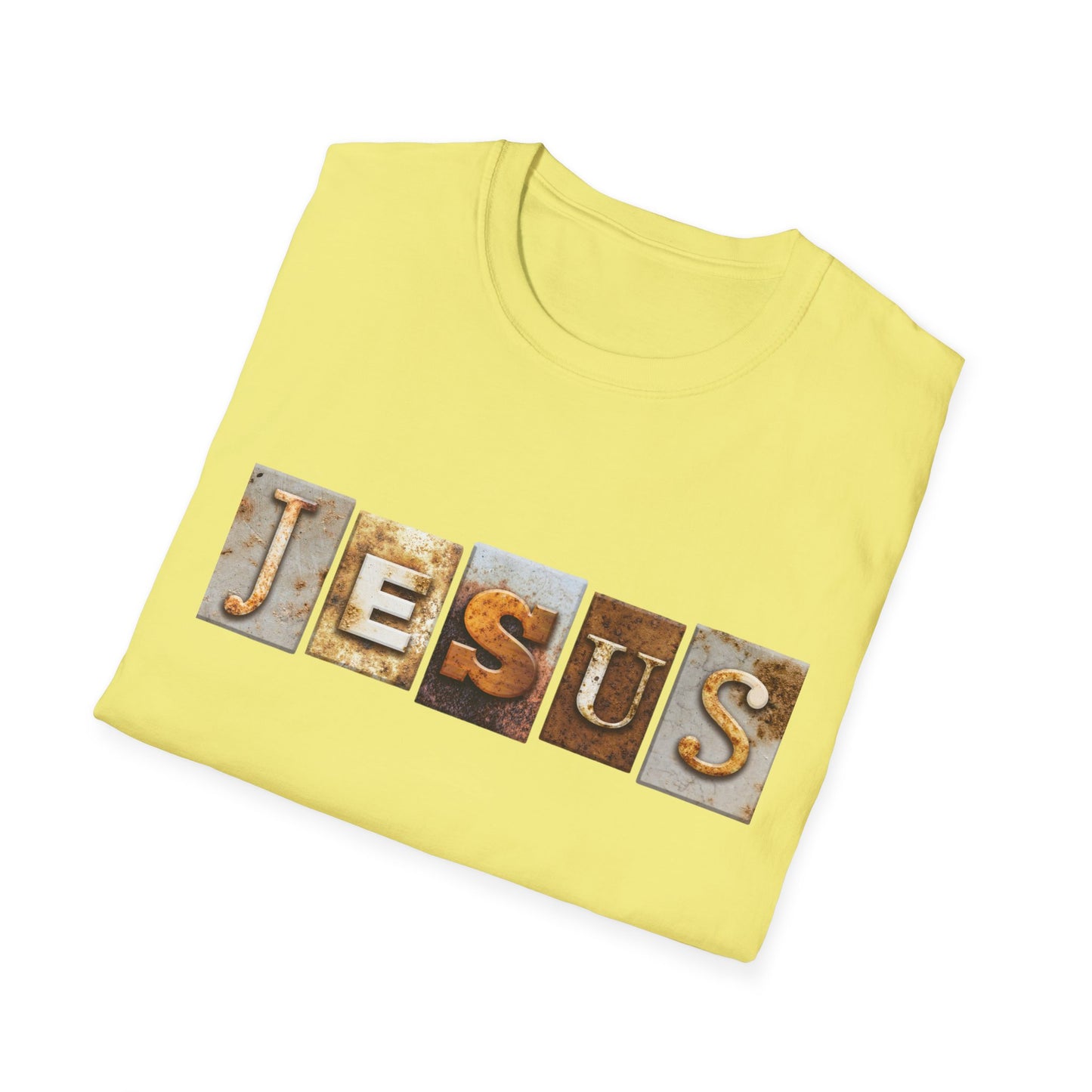 Jesus Block Unisex Softstyle T-Shirt