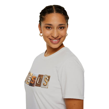 Jesus Block Unisex Softstyle T-Shirt