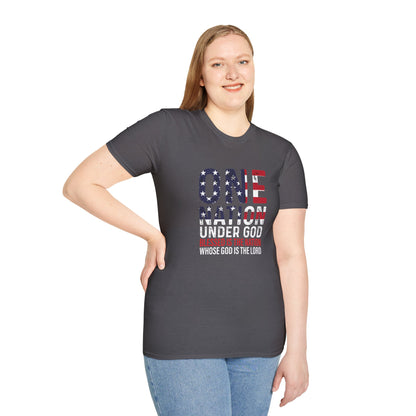 Unisex Blessed is the Nation Softstyle T-Shirt