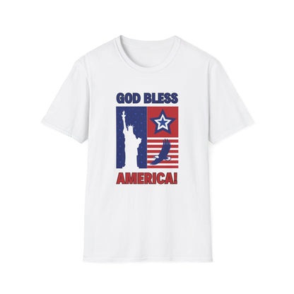 Unisex God Bless America Softstyle T-Shirt
