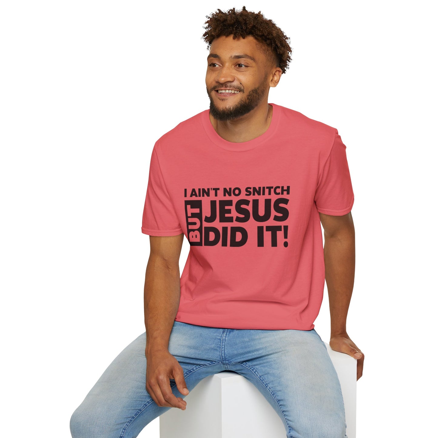No Snitch Unisex Softstyle T-Shirt