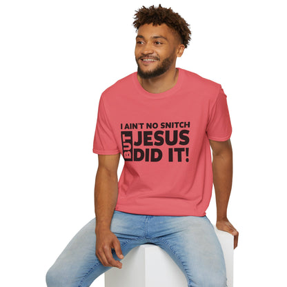 No Snitch Unisex Softstyle T-Shirt