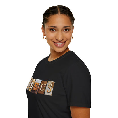 Jesus Block Unisex Softstyle T-Shirt