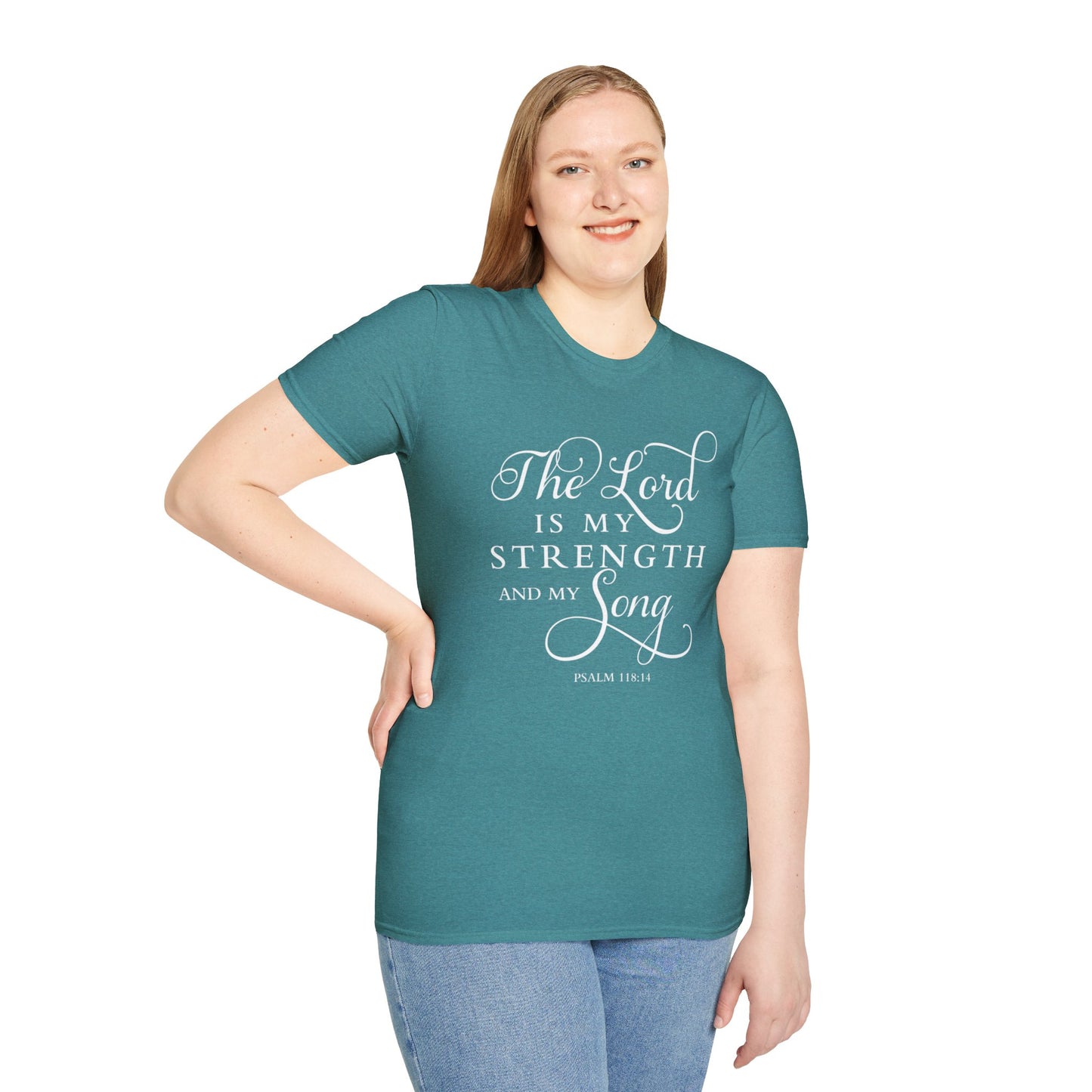 The Lord is My Strength Unisex Softstyle T-Shirt