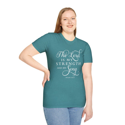 The Lord is My Strength Unisex Softstyle T-Shirt