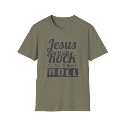 Jesus My Rock Unisex Softstyle T-Shirt