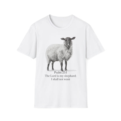 Psalm 23:1 Unisex Softstyle T-Shirt
