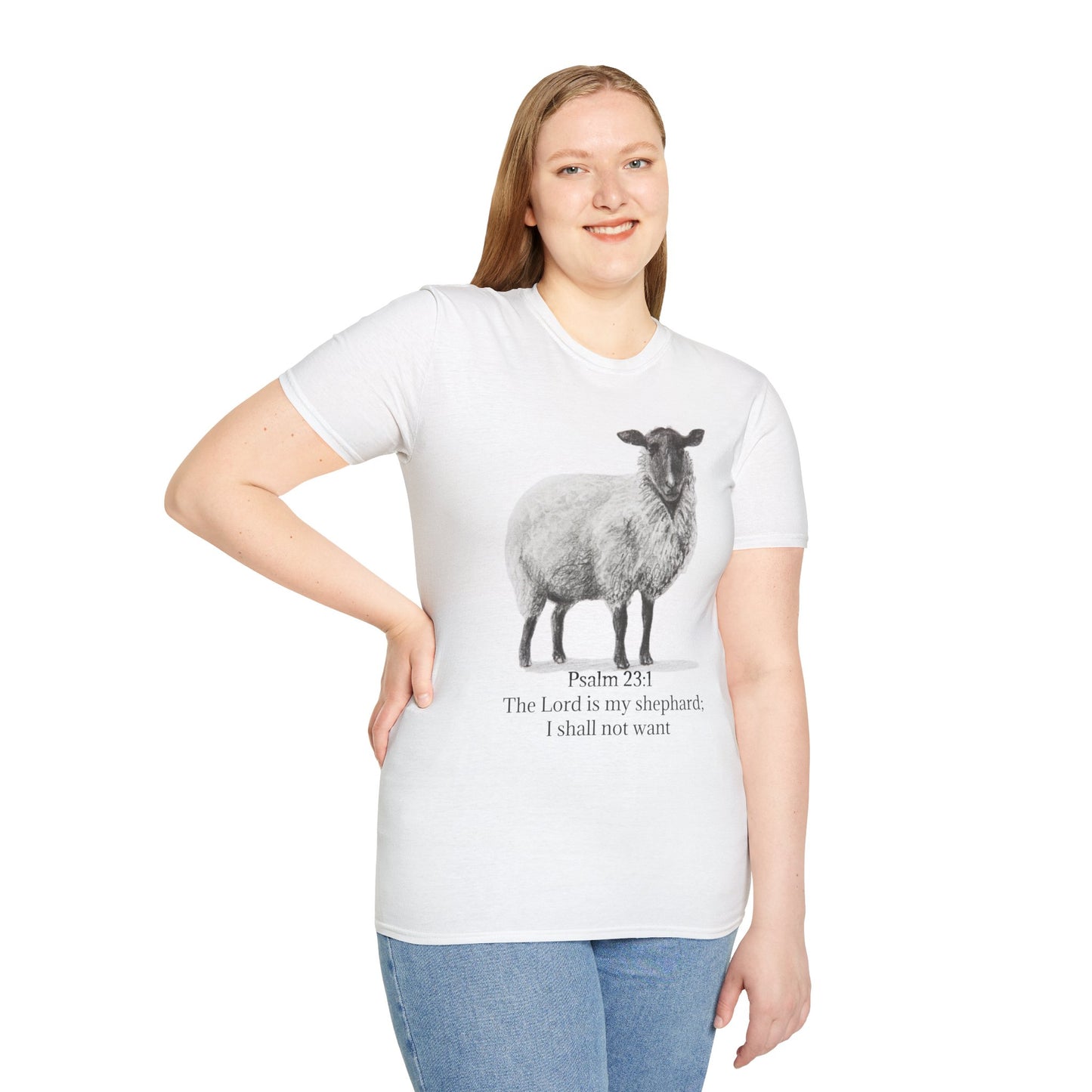 Psalm 23:1 Unisex Softstyle T-Shirt