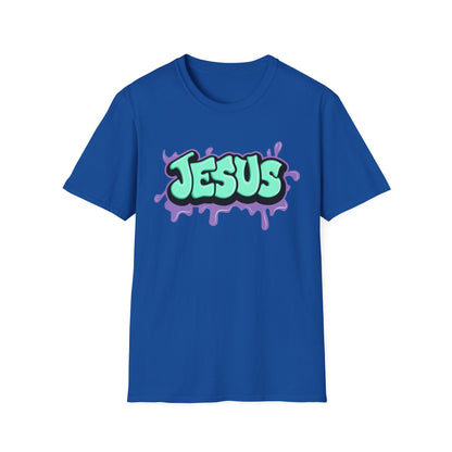 Jesus Paint Splash Unisex Softstyle T-Shirt