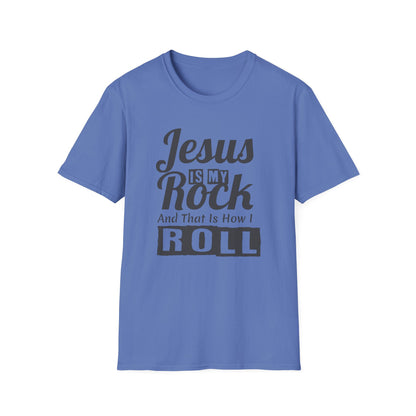 Jesus My Rock Unisex Softstyle T-Shirt