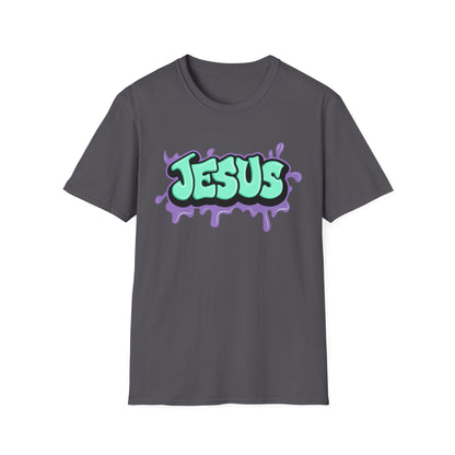 Jesus Paint Splash Unisex Softstyle T-Shirt