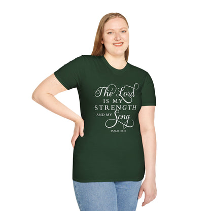 The Lord is My Strength Unisex Softstyle T-Shirt