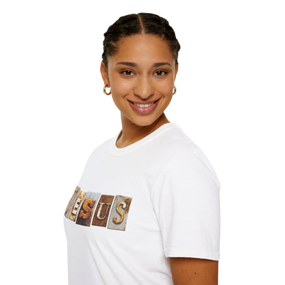 Jesus Block Unisex Softstyle T-Shirt