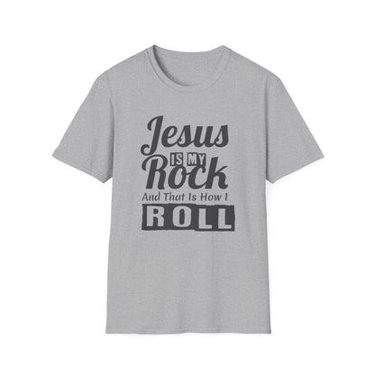 Jesus My Rock Unisex Softstyle T-Shirt