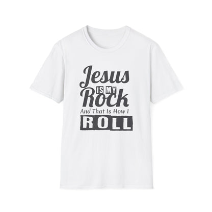 Jesus My Rock Unisex Softstyle T-Shirt