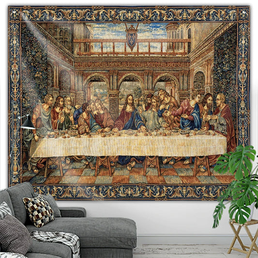 Jesus The Last Supper Wall Tapestry
