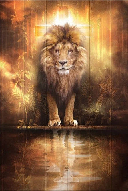 Jesus Lion Christ The Lion Of Judah Poster and Prints Home Wall Art God Art Pictures Canvas Painting Living Room Unframed Canvas